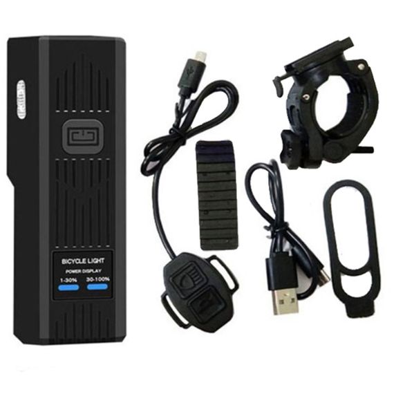 Велофонарь с аккумулятором и зарядным устройством MT-007-T6 450Lum, Фара велосипедная передняя BG-84 | Зображення 2