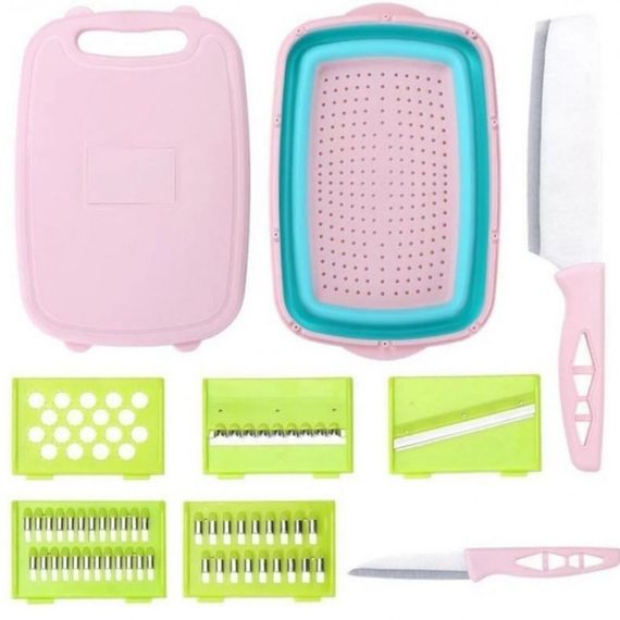 Овощерезка XPRO Multifunctionalslicer abd Planing wire slicer (WM-5) (30) розовый (MER-14204_310) | Зображення 3