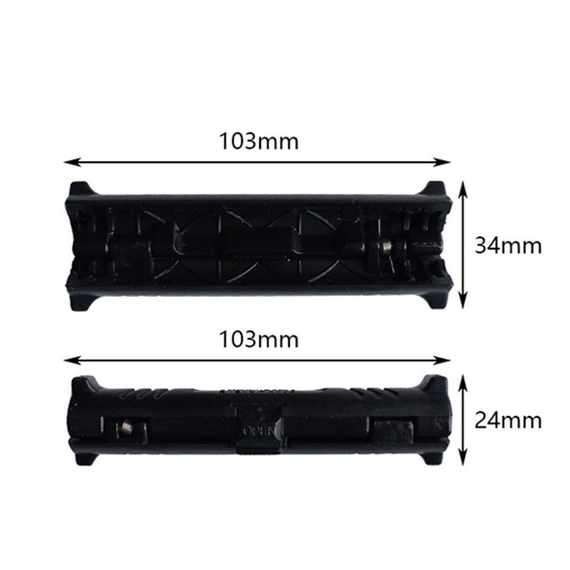 Інструмент для зачистки кабелю SV 10.3*3 cm Чорний (sv1336-blk)