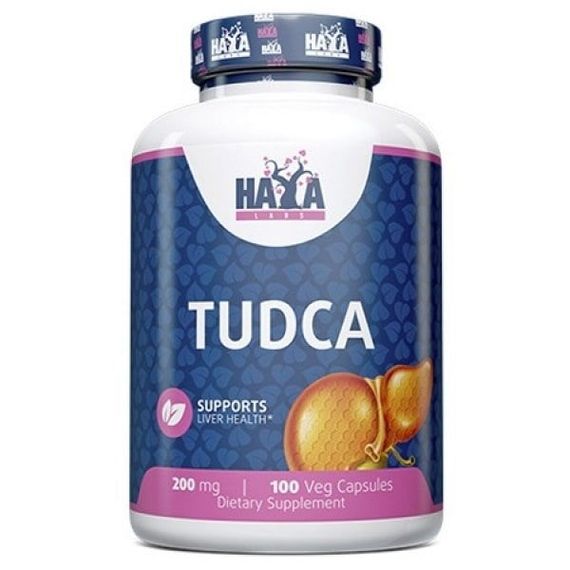 Комплекс для профилактики работы печени Haya Labs Tudca 200 mg 100 Veg Caps