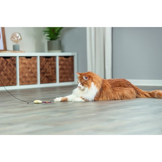 Іграшка Trixie для котів Паличка з плюшевою зіркою і котячою м ятою 46 см | Зображення 2