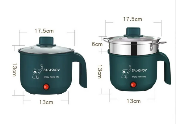 Пароварка Rice Cooker Скороварка – рисоварка электрическая паровая многофункциональная кастрюля | Зображення 1