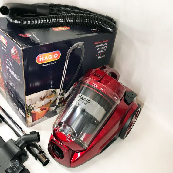 Пылесос Magio MG-895, Колбовый пылесос без мешка, Хороший пылесос для дома, Пылесос для дома мощный | Зображення 6