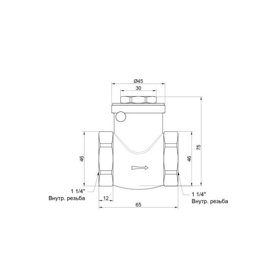 Зворотний клапан Thermo Alliance Standart 1 1/4" SD242W32 | Зображення 1