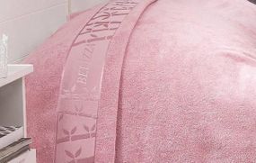 Простынь Belizza Gold pembe 200х220см Бамбук