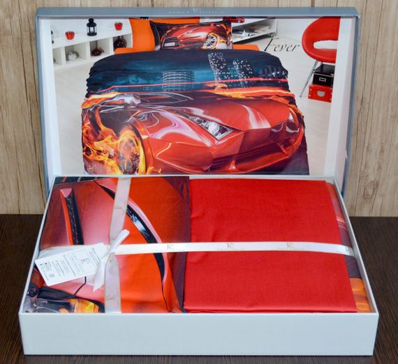 Постільна білизна First Choice 3D Satin 160×220 Digital Series Fever | Зображення 1
