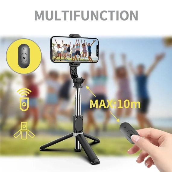 Селфі палиця, трипод, підставка для селфі SelfieShow Selfie Stick Tripod, Штатив selfie stick, монопод | Зображення 2