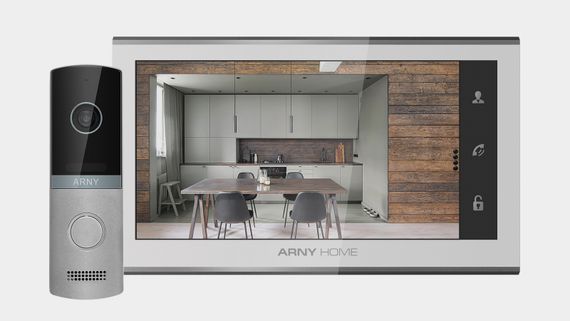 Комплект видеодомофона ARNY AVD-7323A WiFi black | Зображення 1