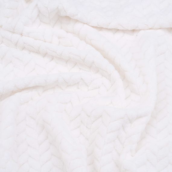 Плед Ardesto Jacquard Braid 200х220см, айворі (ART0202JB) | Зображення 1