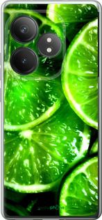 Чохол на Realme GT Neo6 SE Зелені часточки лимона "852u-3796-2448"