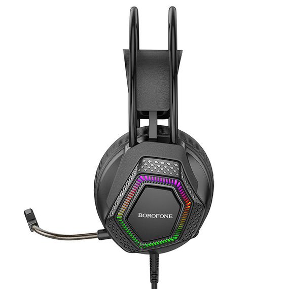 Накладні навушники Borofone BO105 Thunder 3.5mm+USB Black | Зображення 2