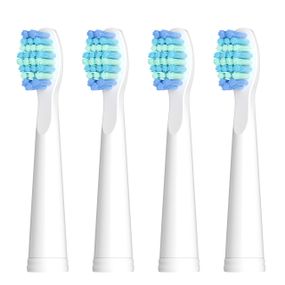 Сменные Насадки Для Звуковых Электрических Зубных Щеток Seago SG575 и SG958 4 шт Белые