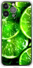 Чохол на iPhone 13 Pro Max Зелені часточки лимона "852sp-2371-2448"