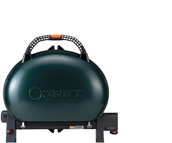 КОМПЛЕКТ Портативний переносний газовий гриль O-GRILL 500, зелений + шланг в подарунок! Код: 013367 | Зображення 1