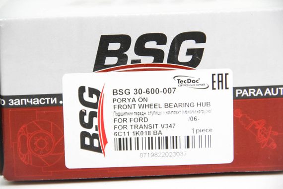Подшипник ступицы передний Ford Transit (V347) 06- (d=49mm), BSG (BSG30600007) | Зображення 2