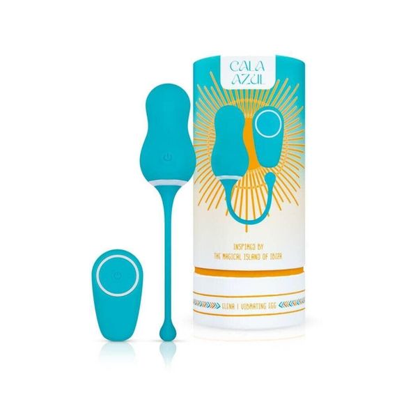Віброяйце Cala Azul – Elena Vibrating Egg With Remote Control, 10 режимів, пульт ДК Sex Aura | Зображення 8
