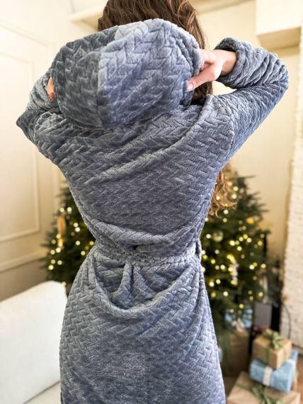 Женский махровый халат (2591/4) XL | Зображення 3
