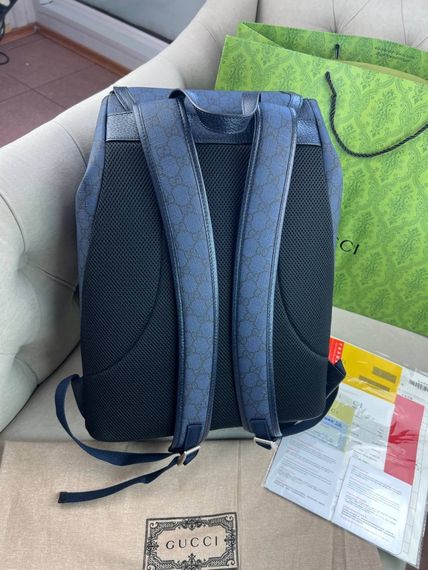 Рюкзак синiй Gucci Ophidia GG Blue c846 | Зображення 6