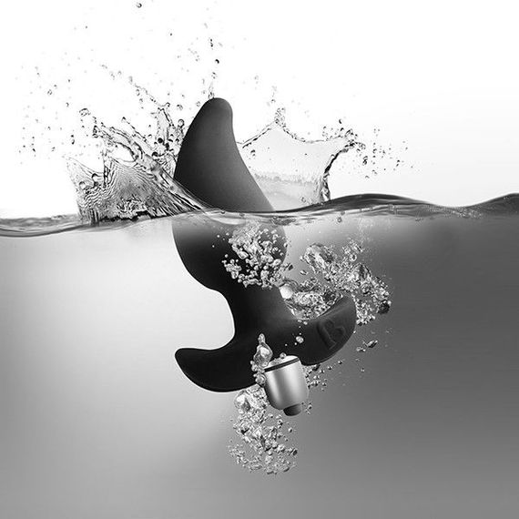 Анальний вібростимулятор Rocks Off Butt Quiver Black, стимуляція простати, макс. діаметр 4,3 см | Зображення 2