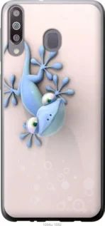 Чехол на Samsung Galaxy A40s A3050 Геккончик из пластика FCh_022368