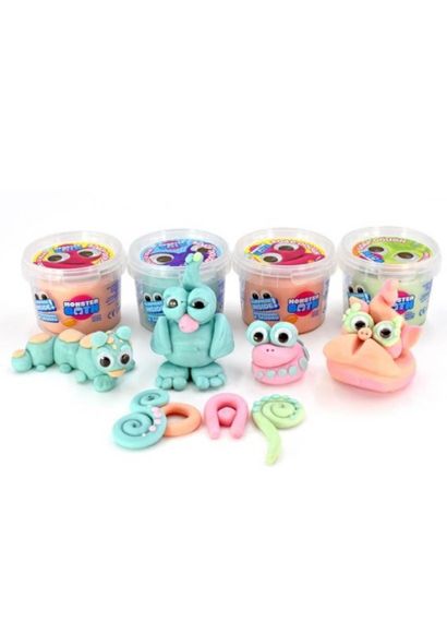 Ігрове мило-тісто з іграшкою Monster Bath Грушка 100 г | Зображення 1