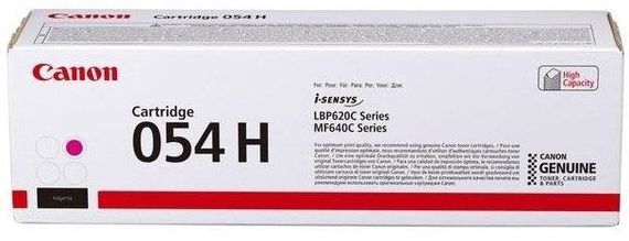 Картридж Canon 054H MF641/643/645, LBP-621/623 Magenta (2300 стр) (3026C002)