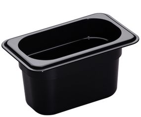 Гастроемкость Cambro GN 1/9 (176х108 мм) из поликарбоната, Черный, 100 мм