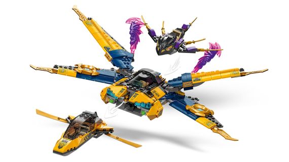 Конструктор LEGO Ninjago Суперштормовий реактивний літак Рас та Арін 71833 | Зображення 4