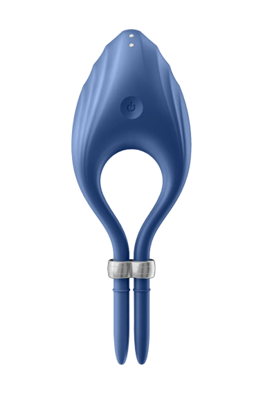Регульоване ерекційне кільце з вібрацією Satisfyer Duelist, синій Sex Aura | Зображення 2