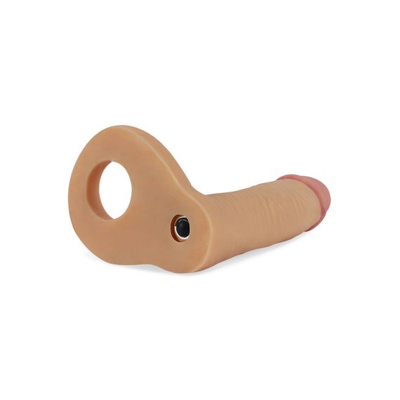 Насадка для двойного проникновения - The Ultra Soft Double Vibrating 5.8 " sexstyle | Зображення 3