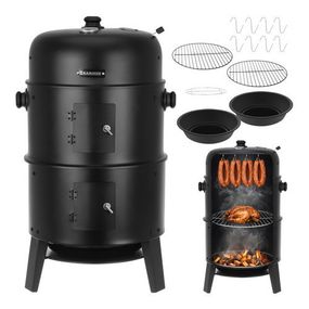 Садовый гриль с крышкой 44x80x42см Kaminer 27323
