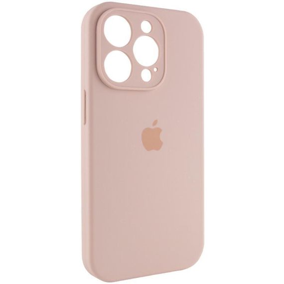 Чохол Silicone Case Full Camera Protective (AA) для Apple iPhone 15 Pro (6.1") Рожевий / Pink Sand | Зображення 1