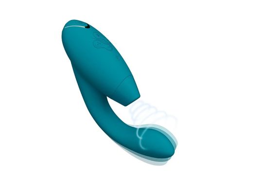 Инновационный бесконтактный вибратор-стимулятор Womanizer Duo 2 Petrol sexstyle | Зображення 2