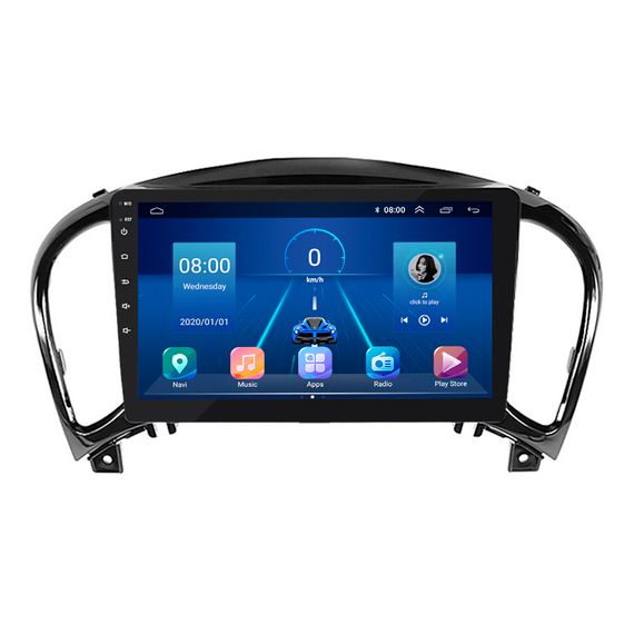 Штатна магнітола 9" Lesko для Nissan Juke I Рестайлинг 2014-2019 6/128Gb 4G Wi-Fi GPS Top Ниссан
