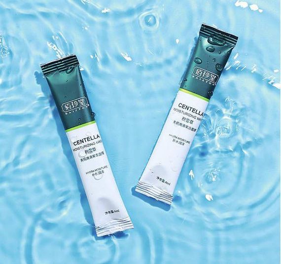 Відновлююча нічна маска для догляду за шкірою обличчя Baizton Centella Moisturizing Mask, 4мл | Зображення 1