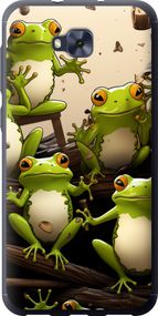 Чехол на Asus ZENFONE 4 SELFIE / ZD553KL Жабки "5656u-1241-17620"