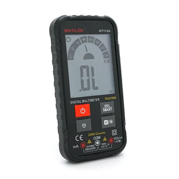Мультиметр Mayilon HT-112A. Вимірювання: V, A, Ω, C, F