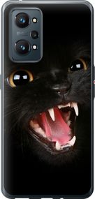 Чехол на Realme GT Neo 2 Чёрная кошка "932u-2489-17620"