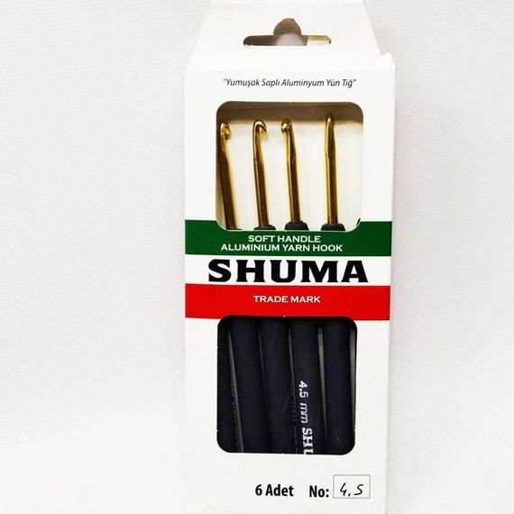 Гачок для в'язання SHUMA # 4.5 з м'якою ручкою | Зображення 2