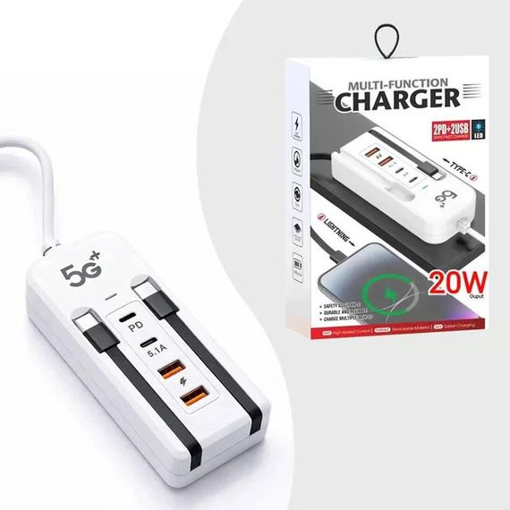 Сетевое зарядное устройство 26X-200 66W на 2 USB | Зображення 5