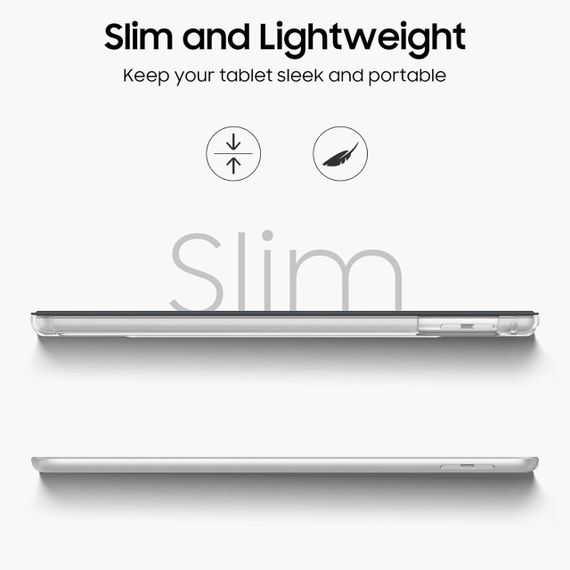 Чехол для iPad Air 2 2014, iPad Air 2013 9.7", ультратонкий, прозрачная задняя панель, функция сна пробуждения | Зображення 6