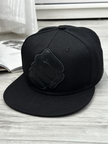 Кепка снепбек (Snapback) Кулак 56-61р Чорний (9046)