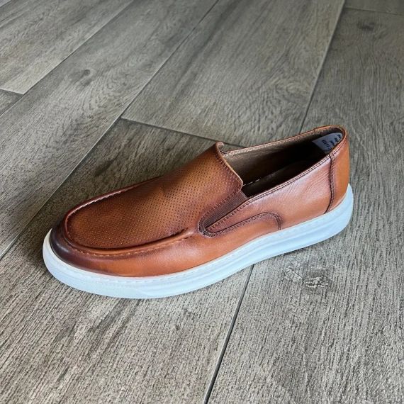 Мужские лоферы на белой подошве 41 размер | Зображення 4