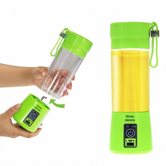 Кружка – блендер Juice Cup NG-01 · Фітнес – шейкер для смузі з USB зарядкою · Портативний соковитискач з функцією Power Bank | Зображення 1