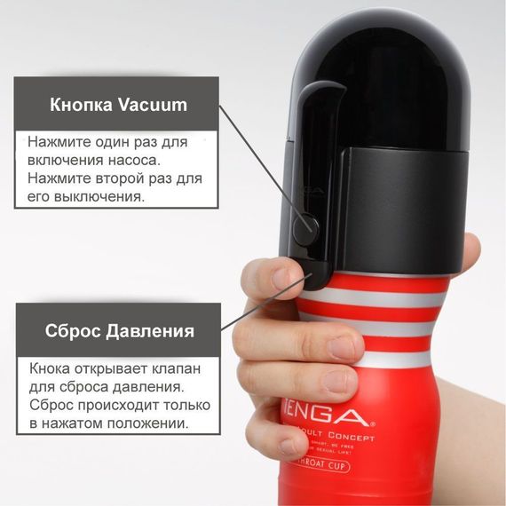 Вакуумна насадка Tenga Vacuum Controller, єдиний, що смокче (без мастурбатора) | Зображення 1