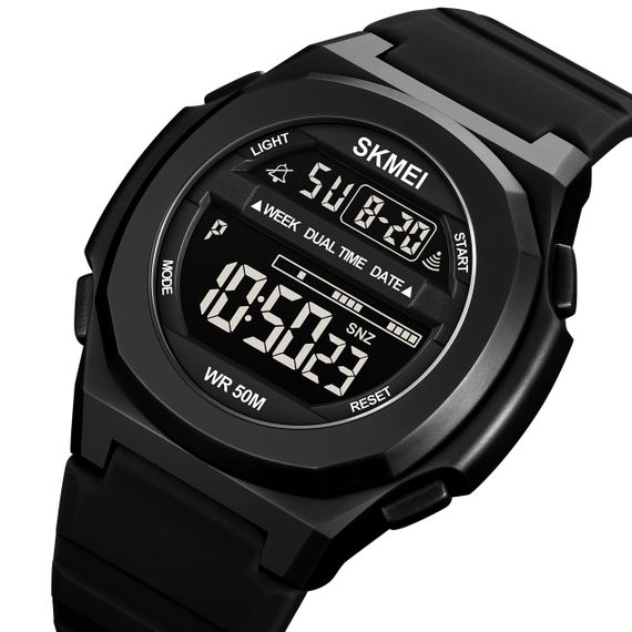 Skmei 1821BKBK All Black | Зображення 1