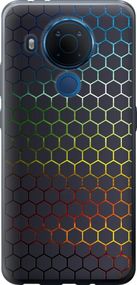 Чехол на Nokia 5.4 Переливающиеся соты "498u-2279-17620"