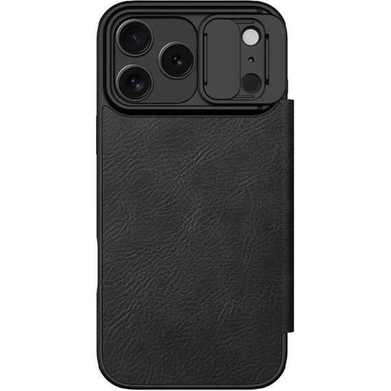 Шкіряний чохол-книжка Nillkin Qin Pro Camshield для Apple iPhone 17 Pro Max / 18 Pro Max (6.9") Black | Зображення 2