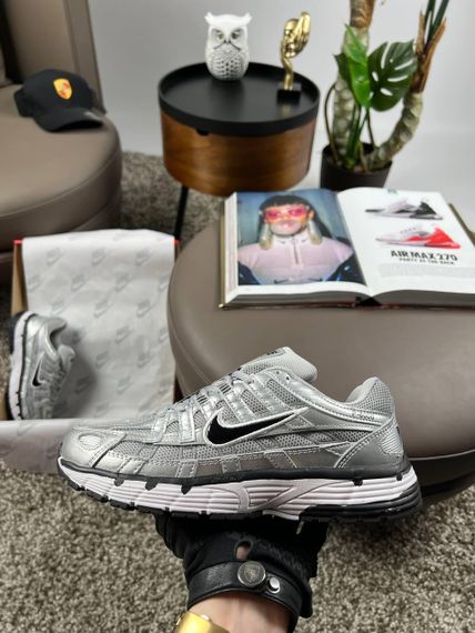 Кросівки P-6000 W Silver Black , текстиль , В'єтнам 39 25 см | Зображення 6