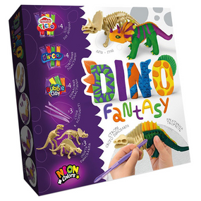 Набор креативного творчества Динозавры "Dino Fantasy" DF-01U, 3 скелета в наборе Стегозавр
